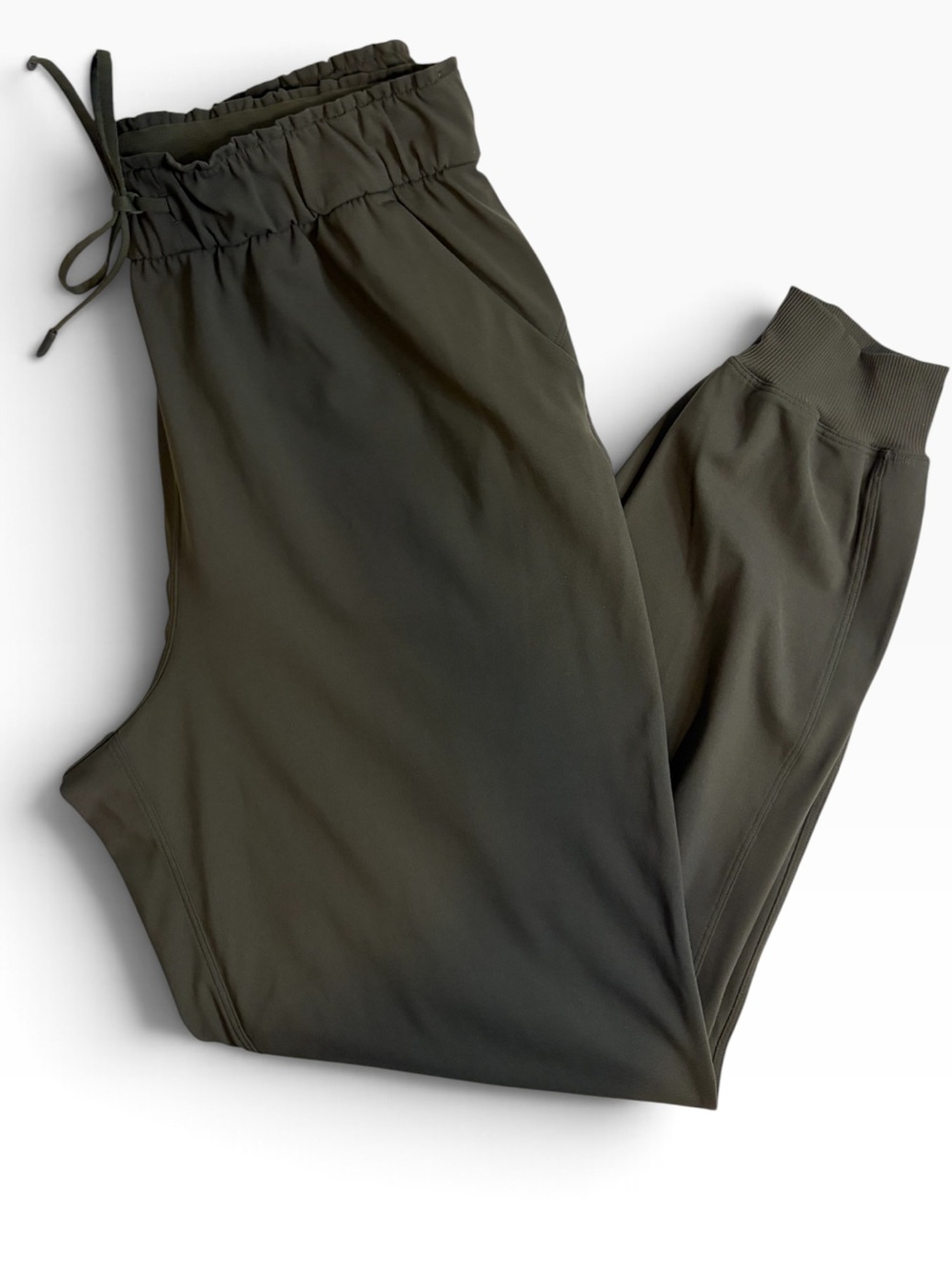 Lululemon Women’s Olive Green Drawstring Jogger Pants Size 8